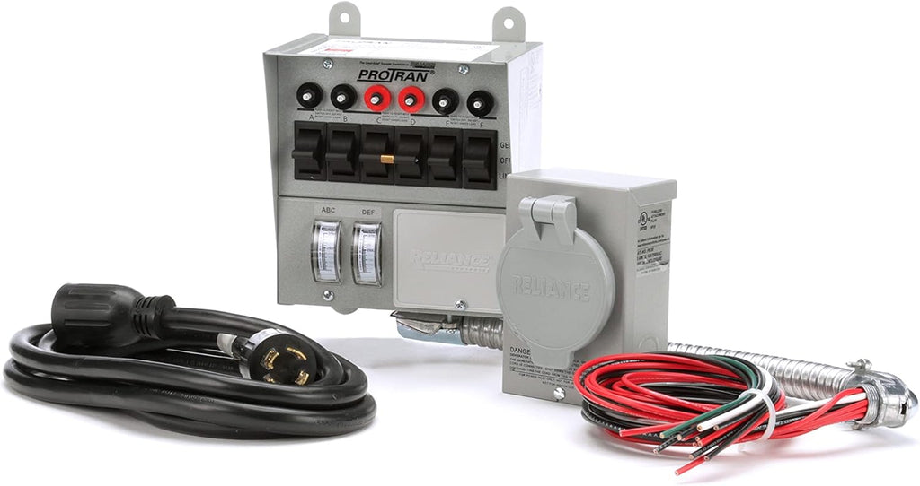 30 Amp 6-Circuit Transfer Switch Kit for Generators T53312