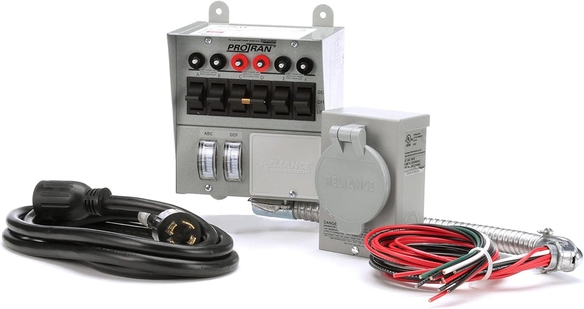 30 Amp 6-Circuit Transfer Switch Kit for Generators T53312