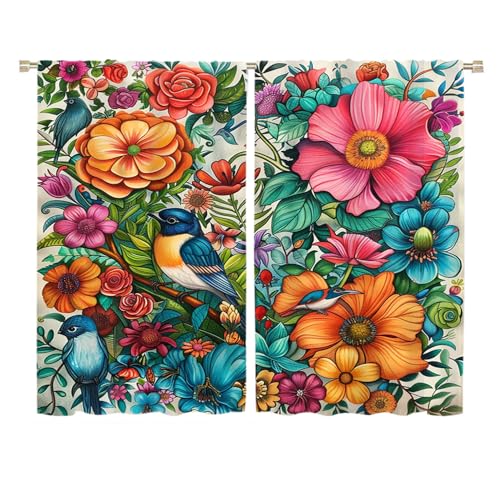 Blackout Curtains 2 Panels 45" L x 21" W P152