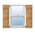 Rough Sawn Western Red Cedar Board and Batten Shutters X8808