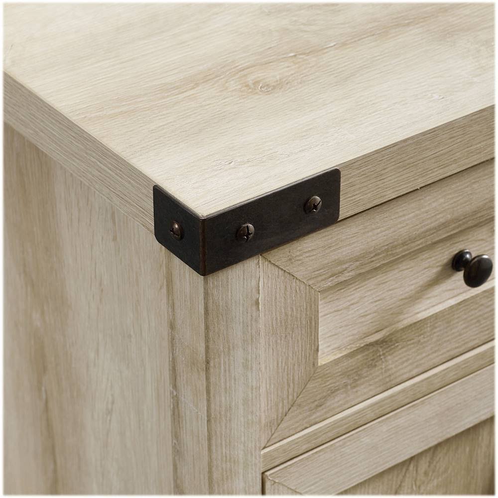 White Oak Barn Door Accent Cabinet A221