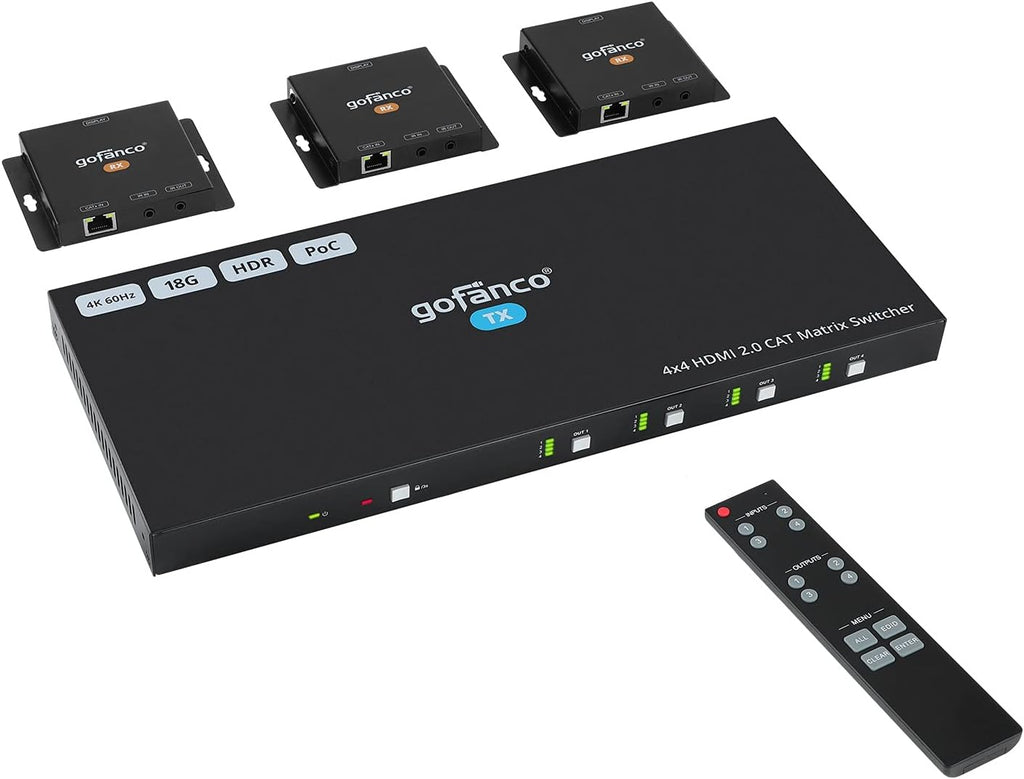 HDMI Extender Splitter 1080p Over Cat5e/Cat6/Cat7 Ethernet Cable T69984