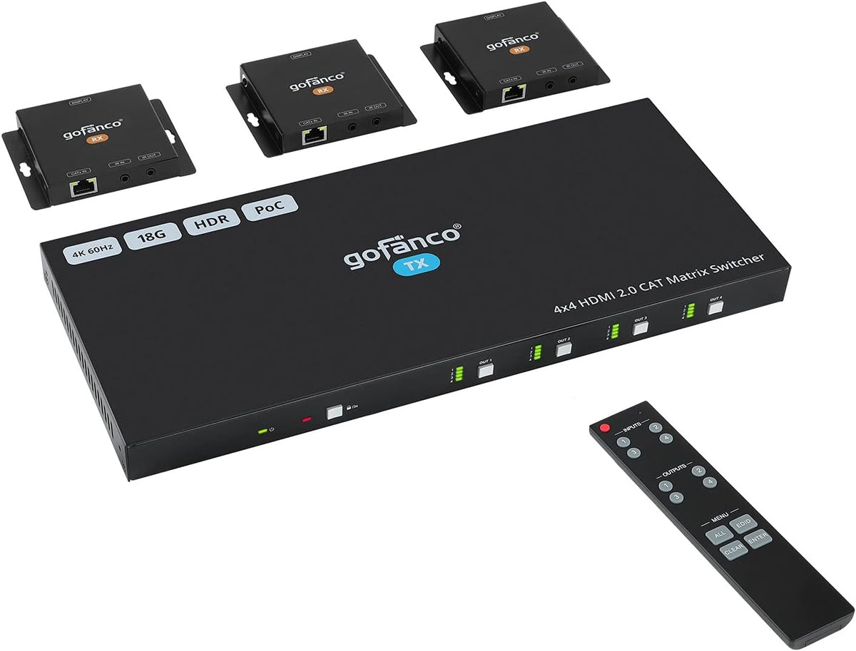HDMI Extender Splitter 1080p Over Cat5e/Cat6/Cat7 Ethernet Cable T69984