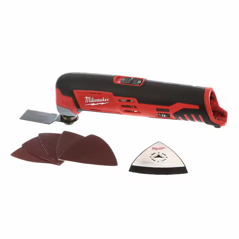 12V Cordless Reciprocating Saw Kit with Oscillating Multi-Tool & 6.0Ah Battery Pack U77931