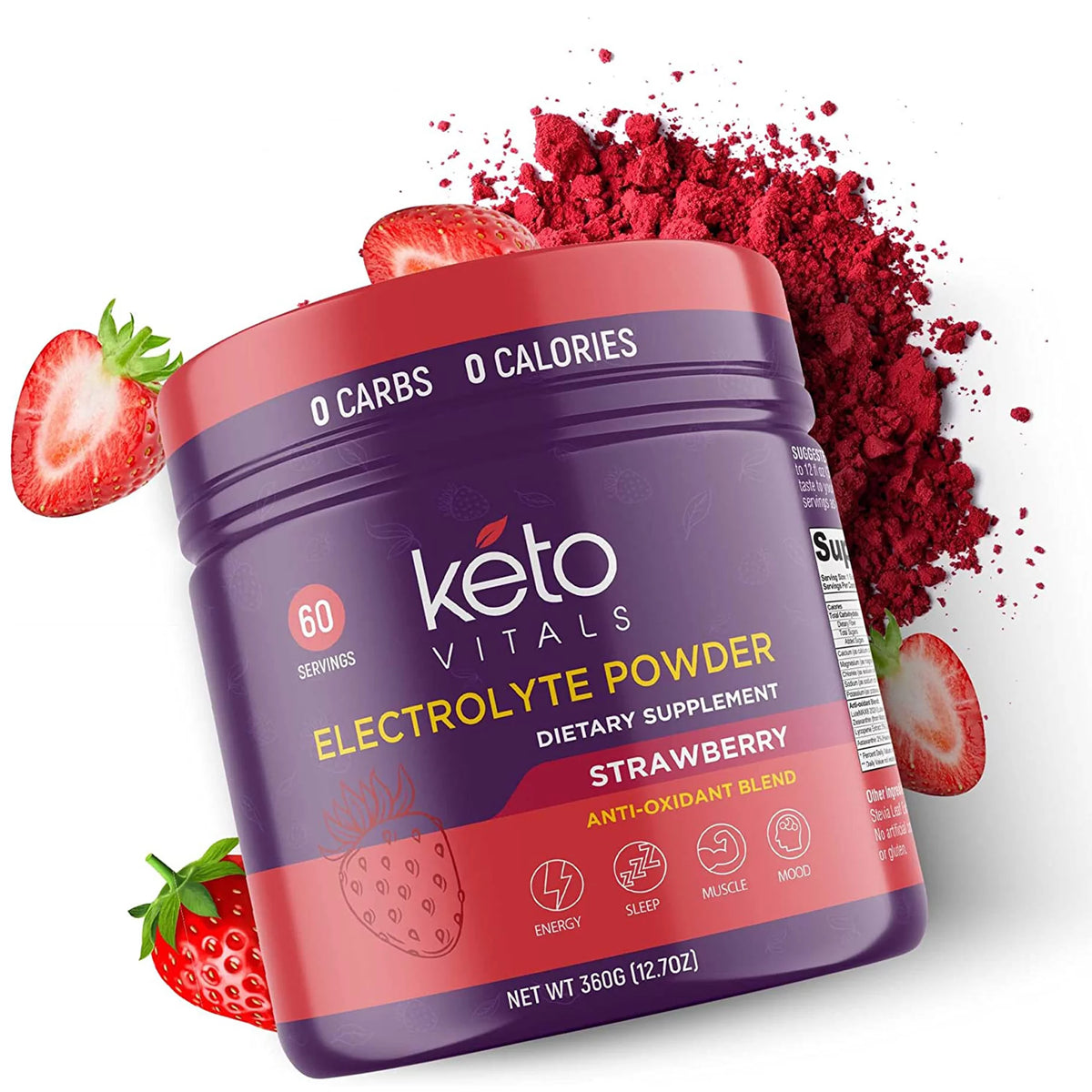Strawberry Electrolytes Powder 10 oz Z8470