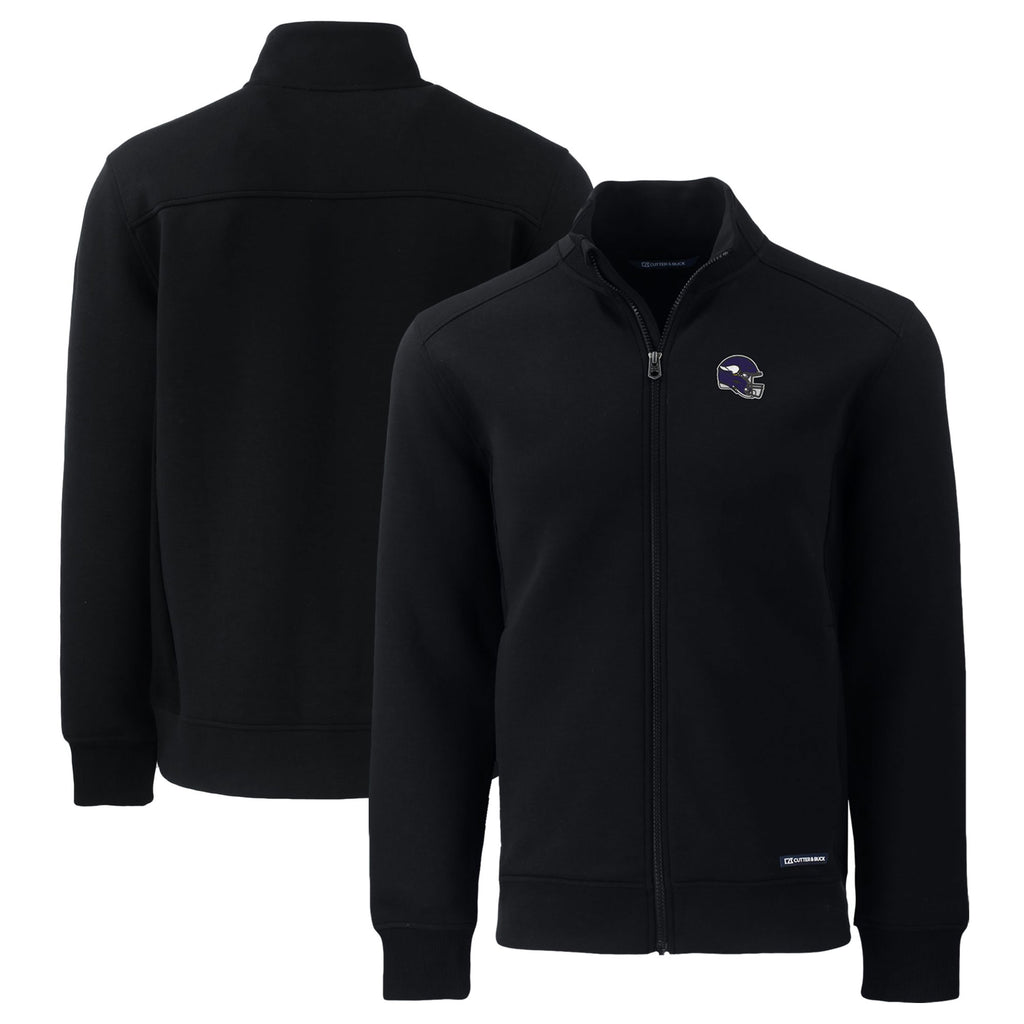 Black Recycled Full-Zip Jacket O459