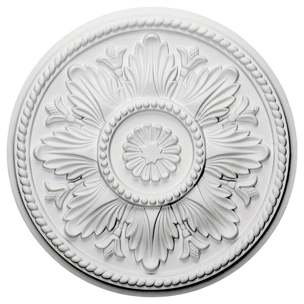 18x22OD x 1 3/4x22P Hand-Painted Ceiling Medallion Q7665