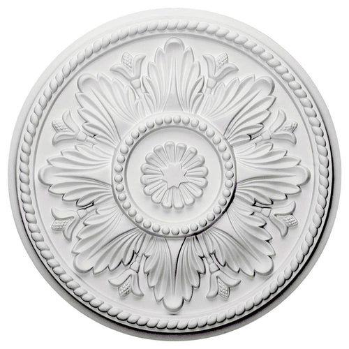 18x22OD x 1 3/4x22P Hand-Painted Ceiling Medallion Q7665