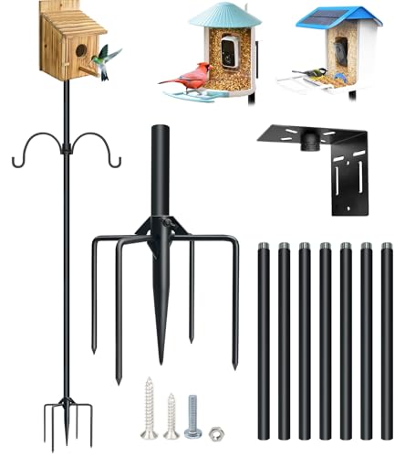 80In Bird House Pole, Heavy Duty with 5-Prong Base F448423