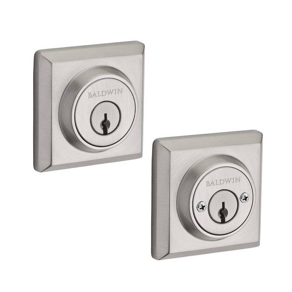 Satin Nickel Keyed Entry Double Cylinder Deadbolt S780