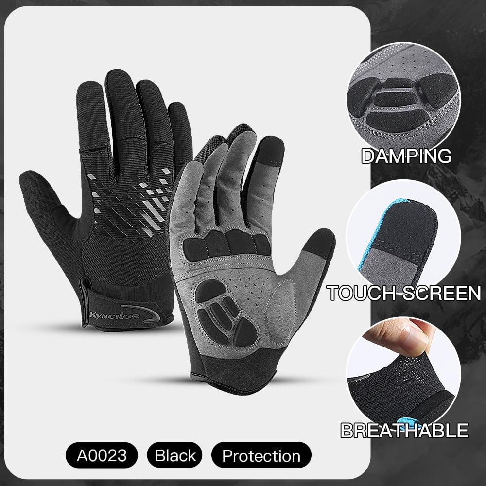 Full Finger Breathable Gel Pad Cycling Gloves A442