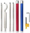 Carbide Lathe Turning Tools, 20 Full Size Woodturning Tools, Alloy Tool Set V8732