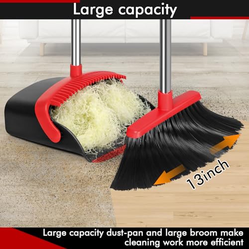 11.8" Broom and Dustpan Set with Extendable Handle B3799