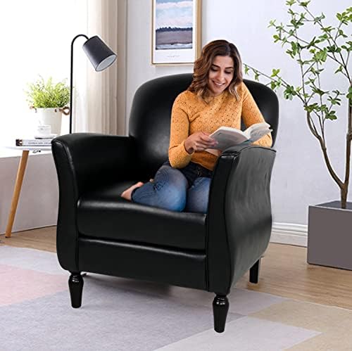 White Fabric Accent Chair J926