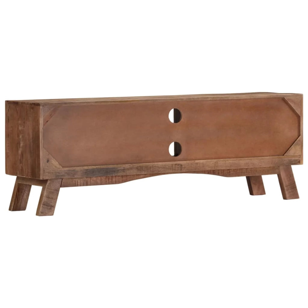 Rough Mango Wood TV Stand with 2 Drawers J5393