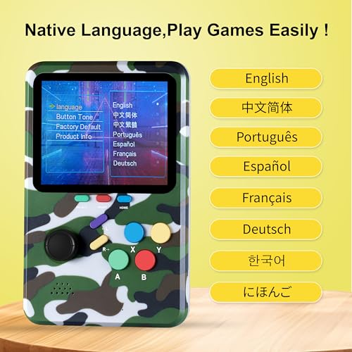 Electronic Handheld Games Device, 3D Video Game Emulator, 64GB TF Card, 3.0" HD Screen G782