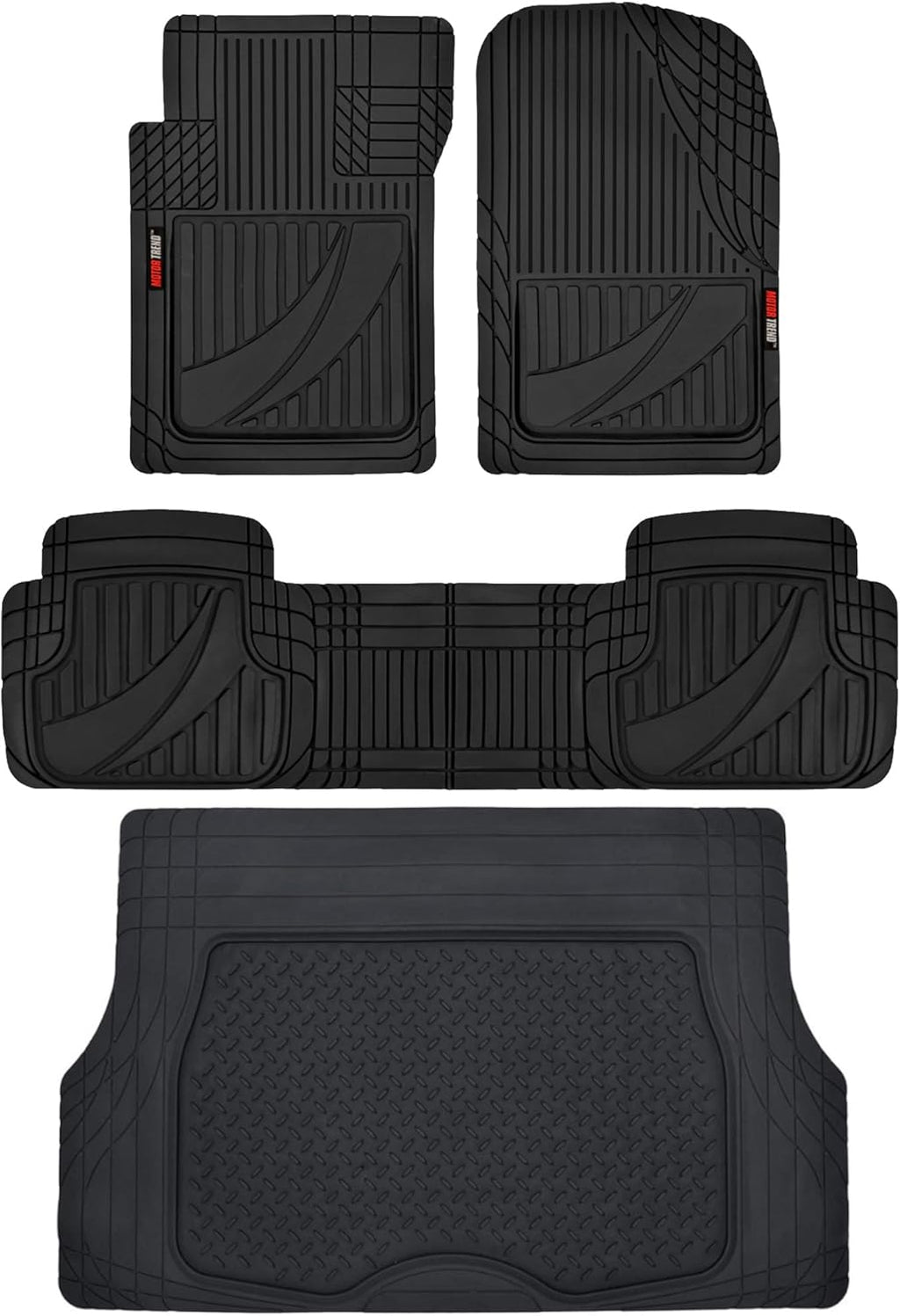 4pc Rubber Floor Mats & Cargo Liner N8800