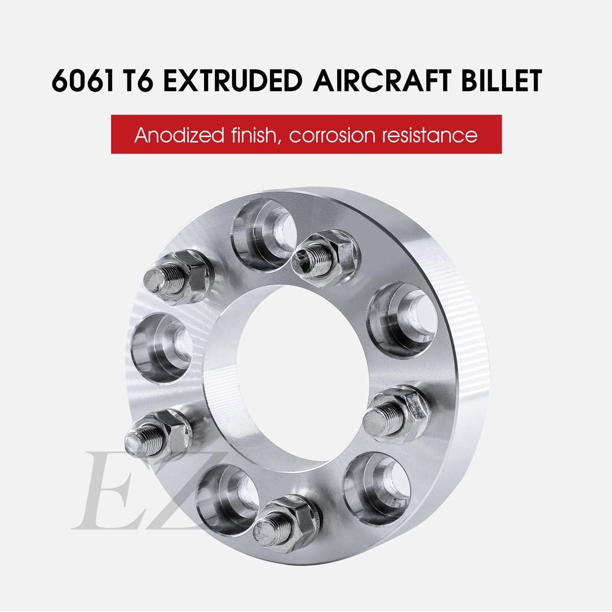 4 Wheel Adapters 5 Lug 4.5 Inch to 5 Lug 4.5 Inch 1.5 Inch Thick B5610