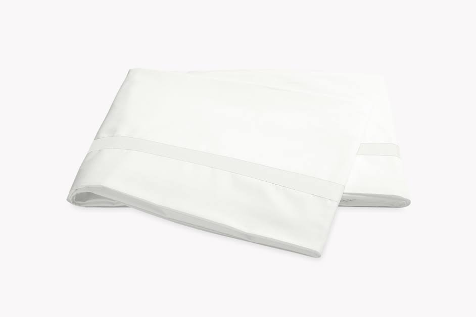 Bone Percale Flat Bed Sheet Full/Queen G333