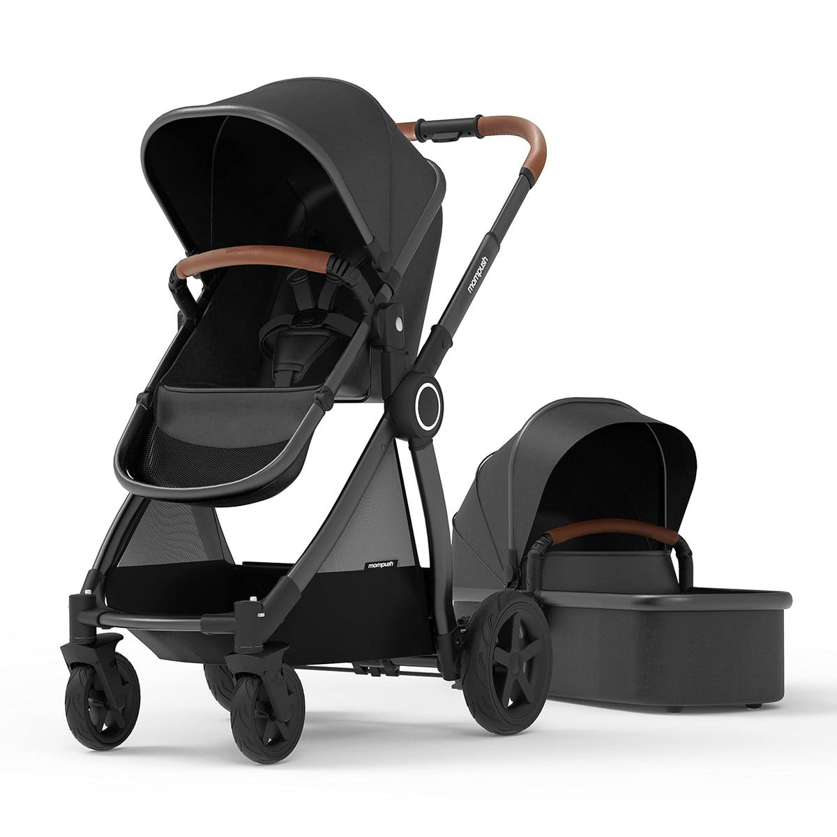 Full-Size Standard Stroller with Independent Bassinet and Reversible Seat O322485