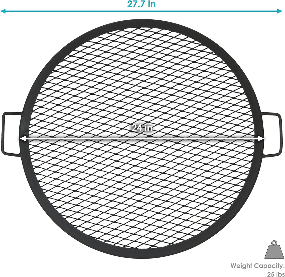 Round Heavy-Duty Steel Campfire Cooking Grate C716099