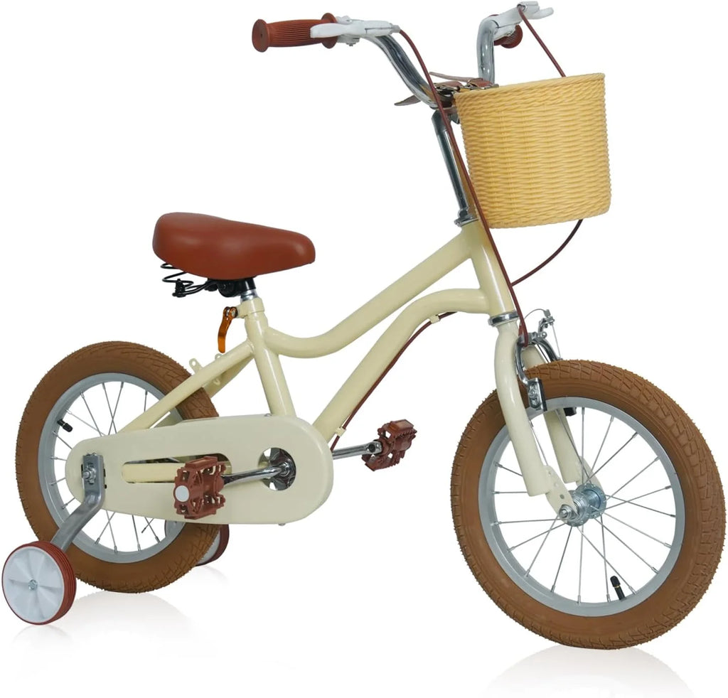 16 inch Kids Bike with Training Wheels and Basket R18117