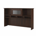 Modern Walnut Desk Hutch Y323