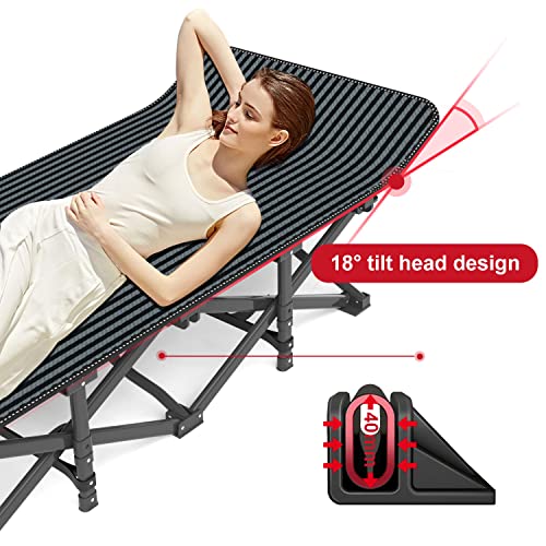 Camping Cot with Cushion and Carry Bag T922