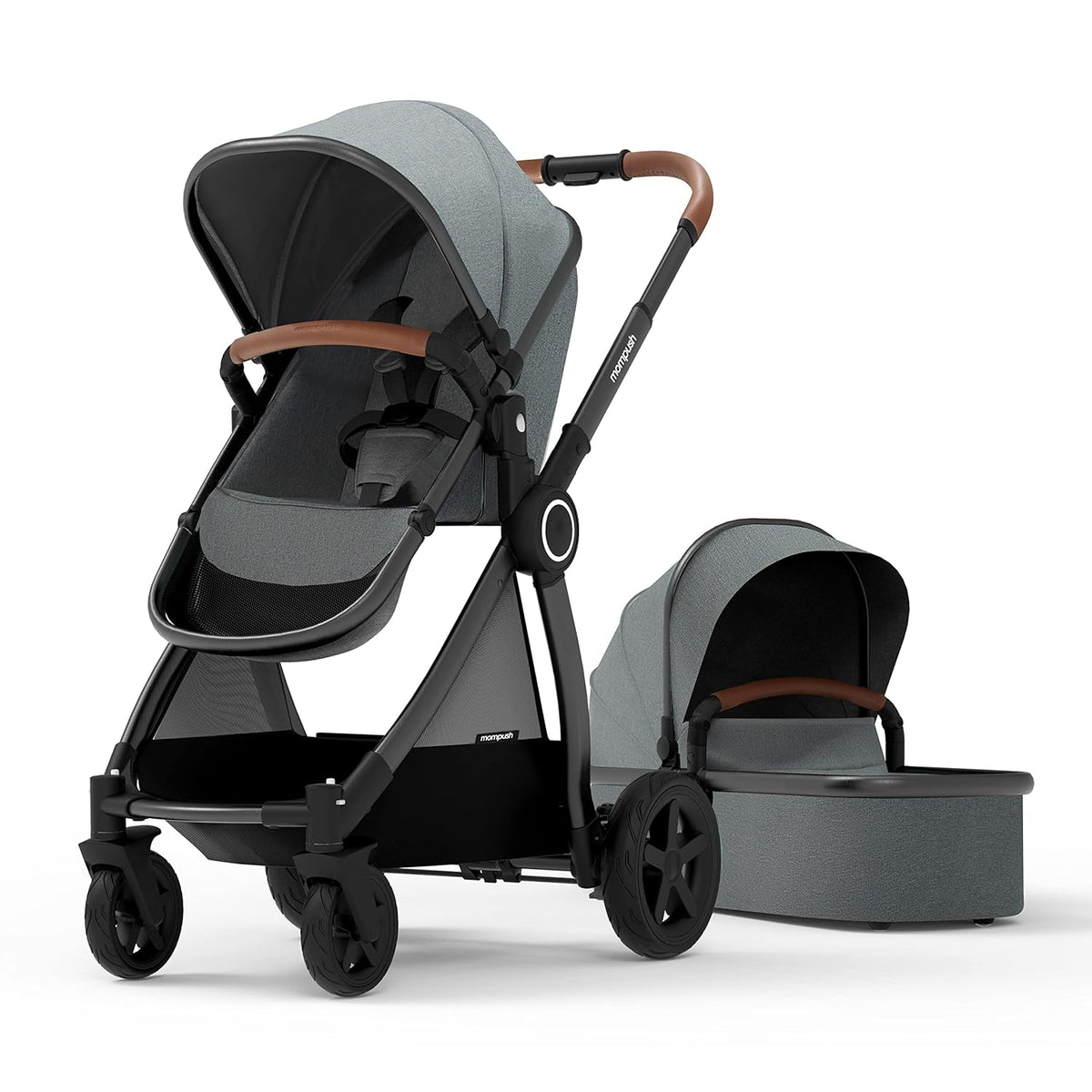 Full-Size Standard Stroller with Independent Bassinet and Reversible Seat O322485