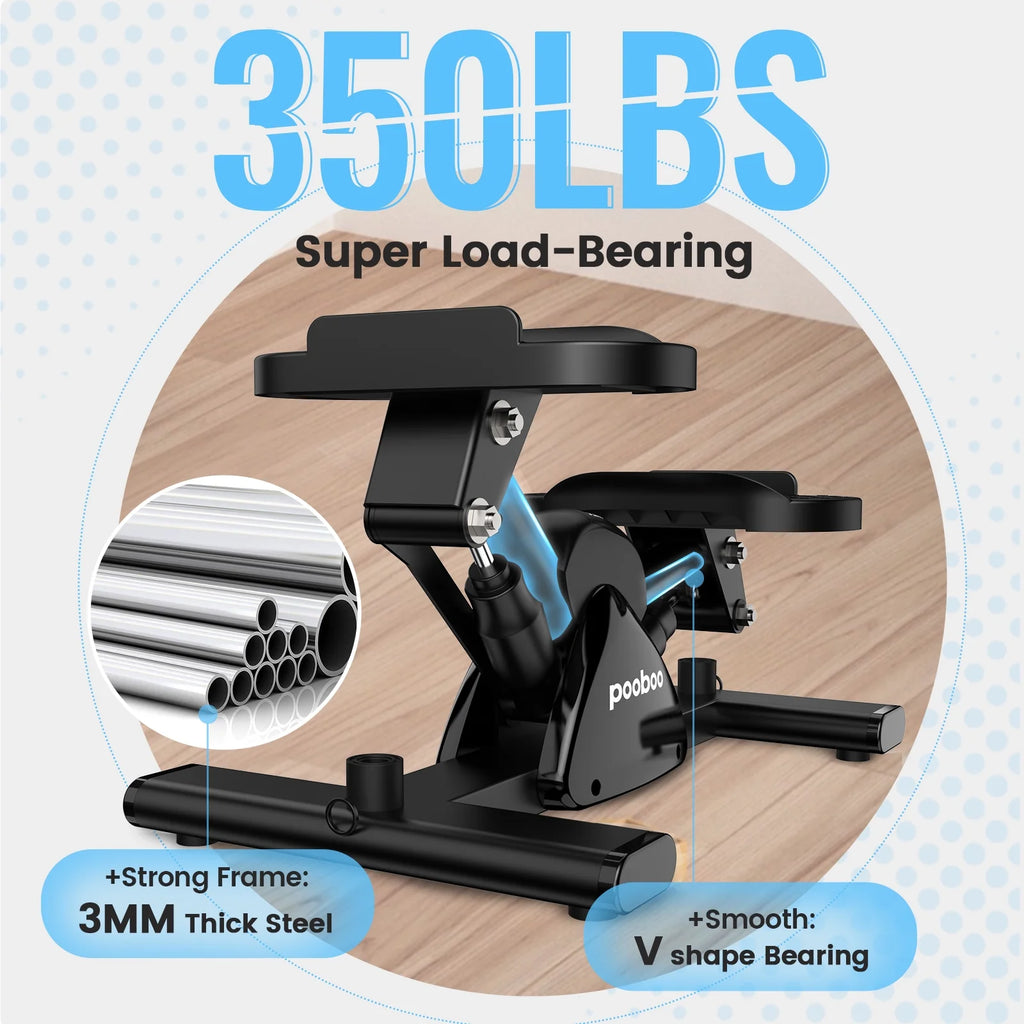 Mini Stepper Machine with Resistance Bands P9617