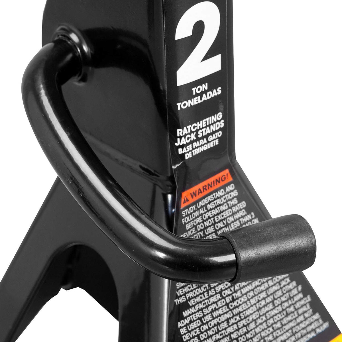 2 Ton Hydraulic Trolley Service Jack Combo with 2 Jack Stands, Black W626
