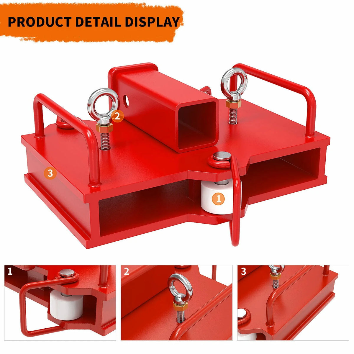 2'' Forklift Trailer Hitch Receiver Tow Hitch C2107
