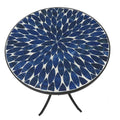 14 in. Round Mosaic Side Table V83674