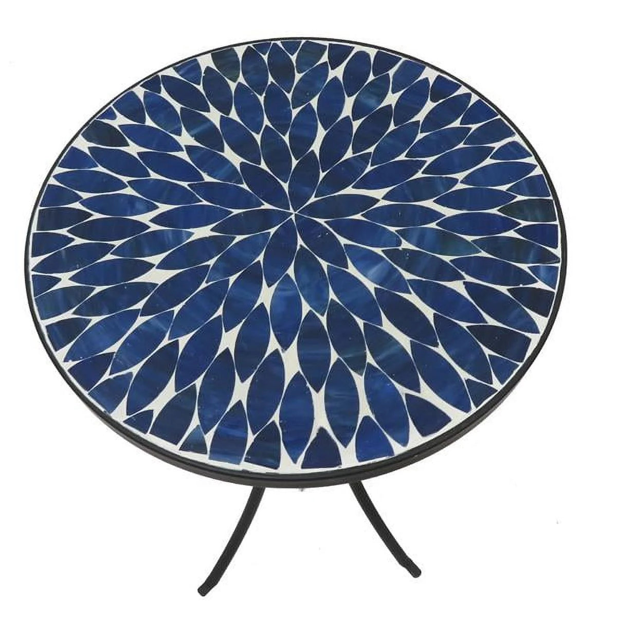 14 in. Round Mosaic Side Table V83674