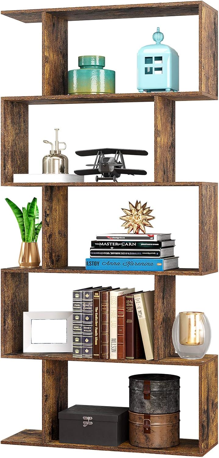 Rustic Brown Bookshelf F3862