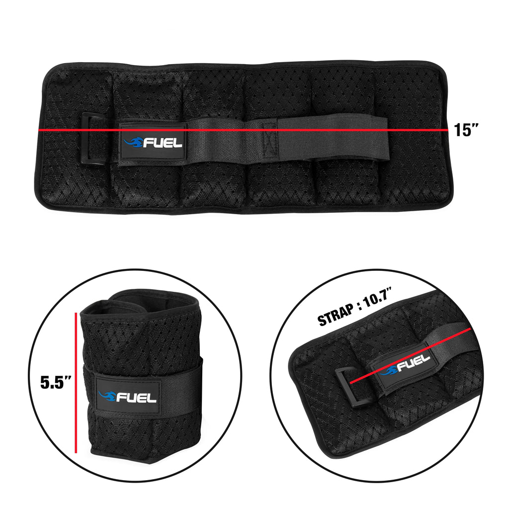 Adjustable Wrist Ankle Weights 10-Pound Pair V512