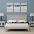 Queen Solid Wood Platform Bed Y41614
