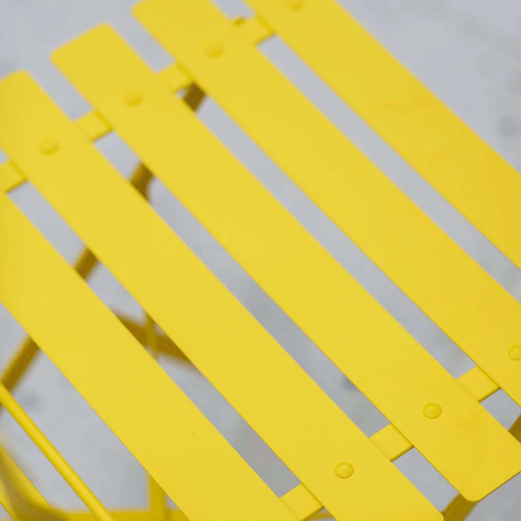 Yellow 3 Piece Bistro Folding Furniture Set M882