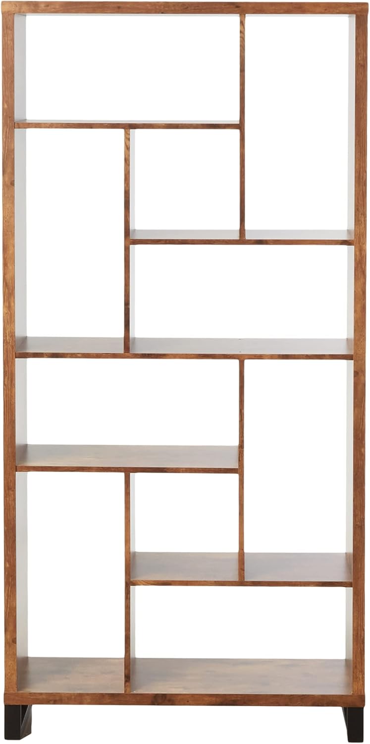 Antique Nutmeg Open Bookcase R798