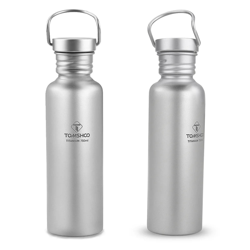 750ml Full Titanium Bottle Ultralight Outdoor Camping Hiking Cycling Bottle B2379