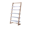Beige 5-Shelves Ladder Bookcase Q75948