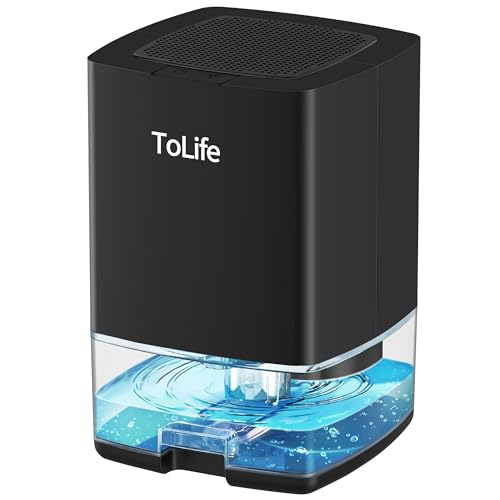 White 30 OZ Portable Small Dehumidifier with Auto-Off O805