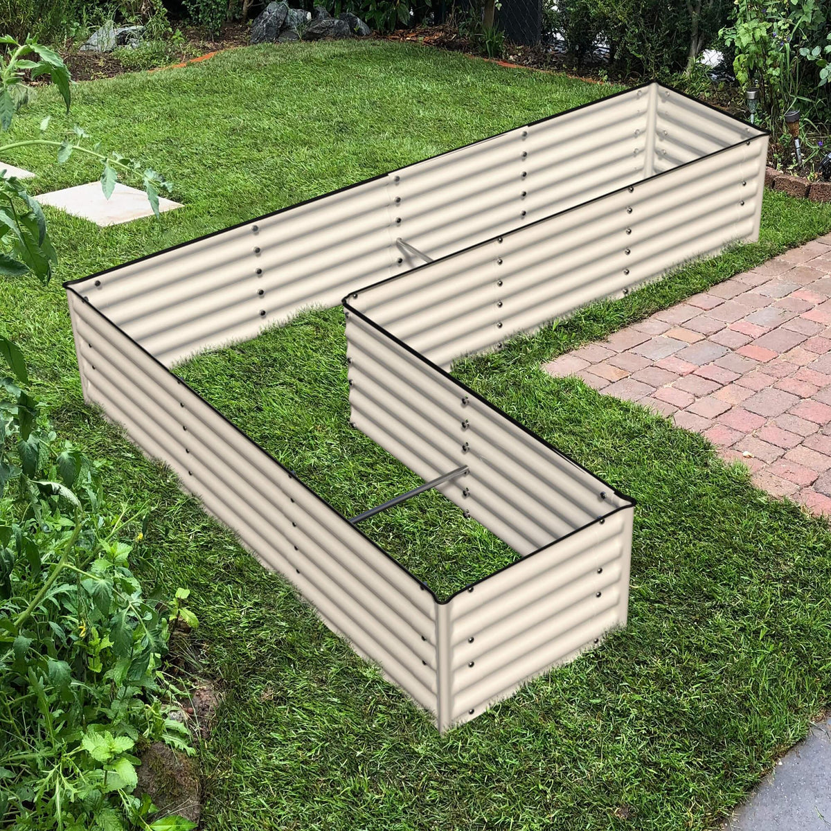 17 Tall L Shape Raised Garden Bed Y144710