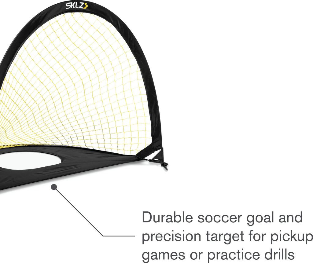 Two-Sided Pop-up Soccer Goal and Practice Target 6'x4' K537663