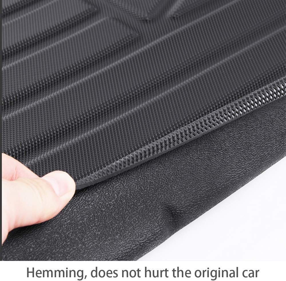 Black Heavy Duty Rubber Trunk Liner Pack of 2 J774