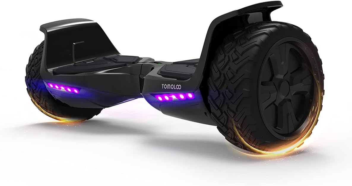 All Terrain 8.5In Self Balancing Hoverboard with Bluetooth Speakers and LED Lights H808791