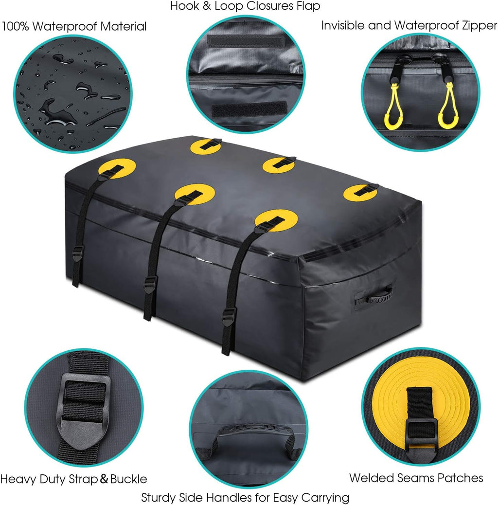 100% Waterproof 22 Cu Ft Hitch Cargo Carrier Bag Y624