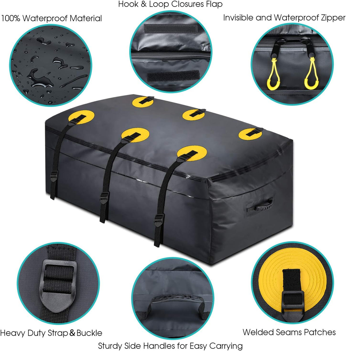 100% Waterproof 22 Cu Ft Hitch Cargo Carrier Bag Y624