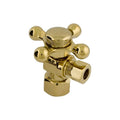 Polished Brass Decorative Quarter-Turn Angle Stop N280661