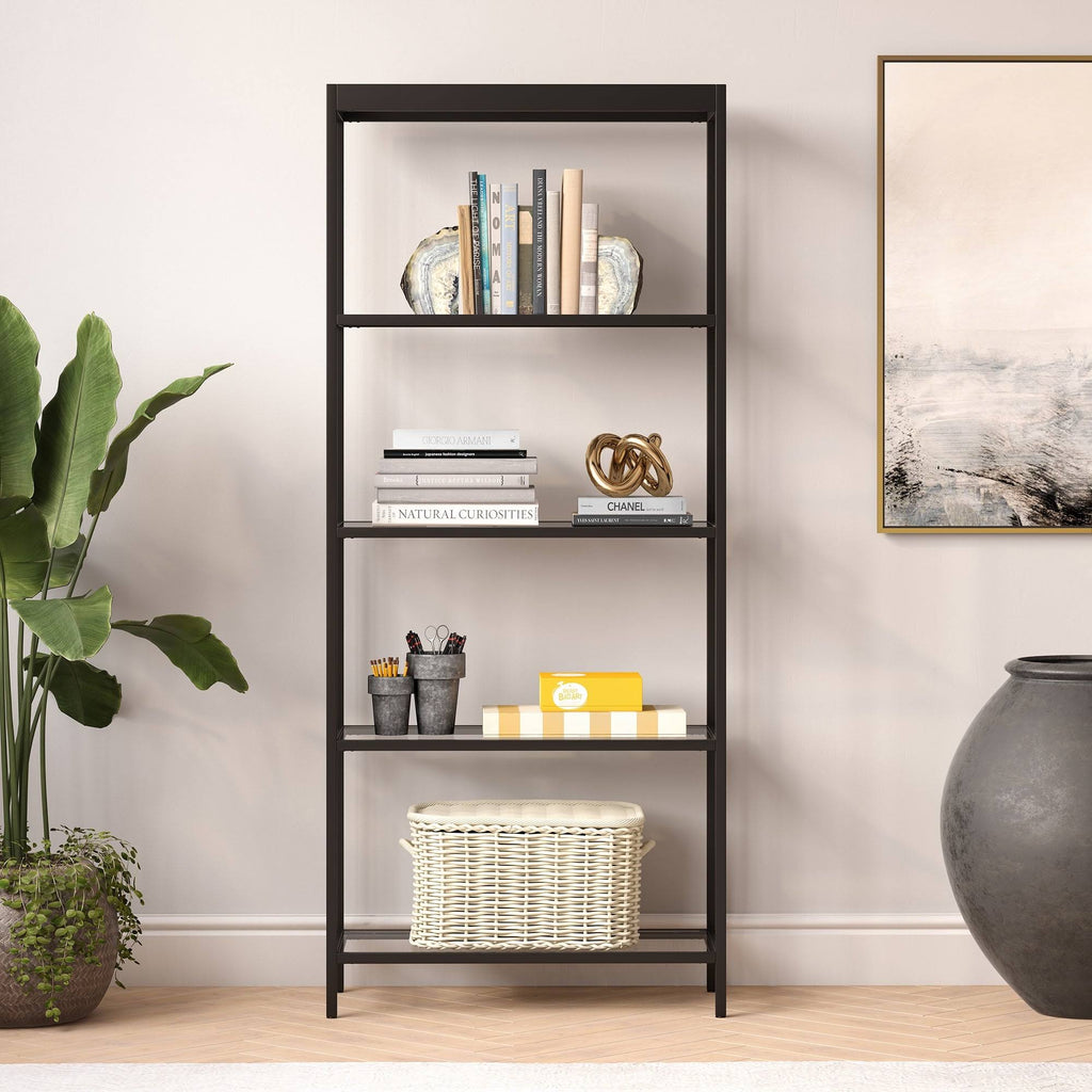Blackened Bronze Bookcase W9495